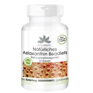 NATÜRLICHES Astaxanthin Beadlets Kapseln